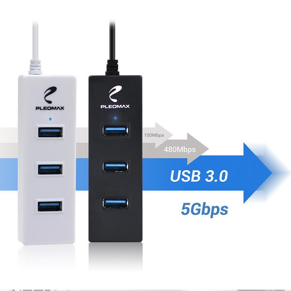 플레오맥스 USB 3.0 4포트 허브 PUH-K304